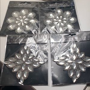 Iron on design appliqué Qty 4